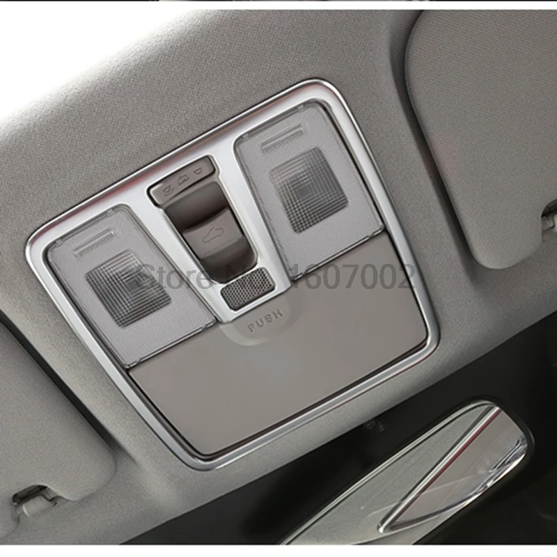 Для Hyundai Creta IX25 2014 2015 2016 интерьерная хромированная лампа для чтения абажур рамка