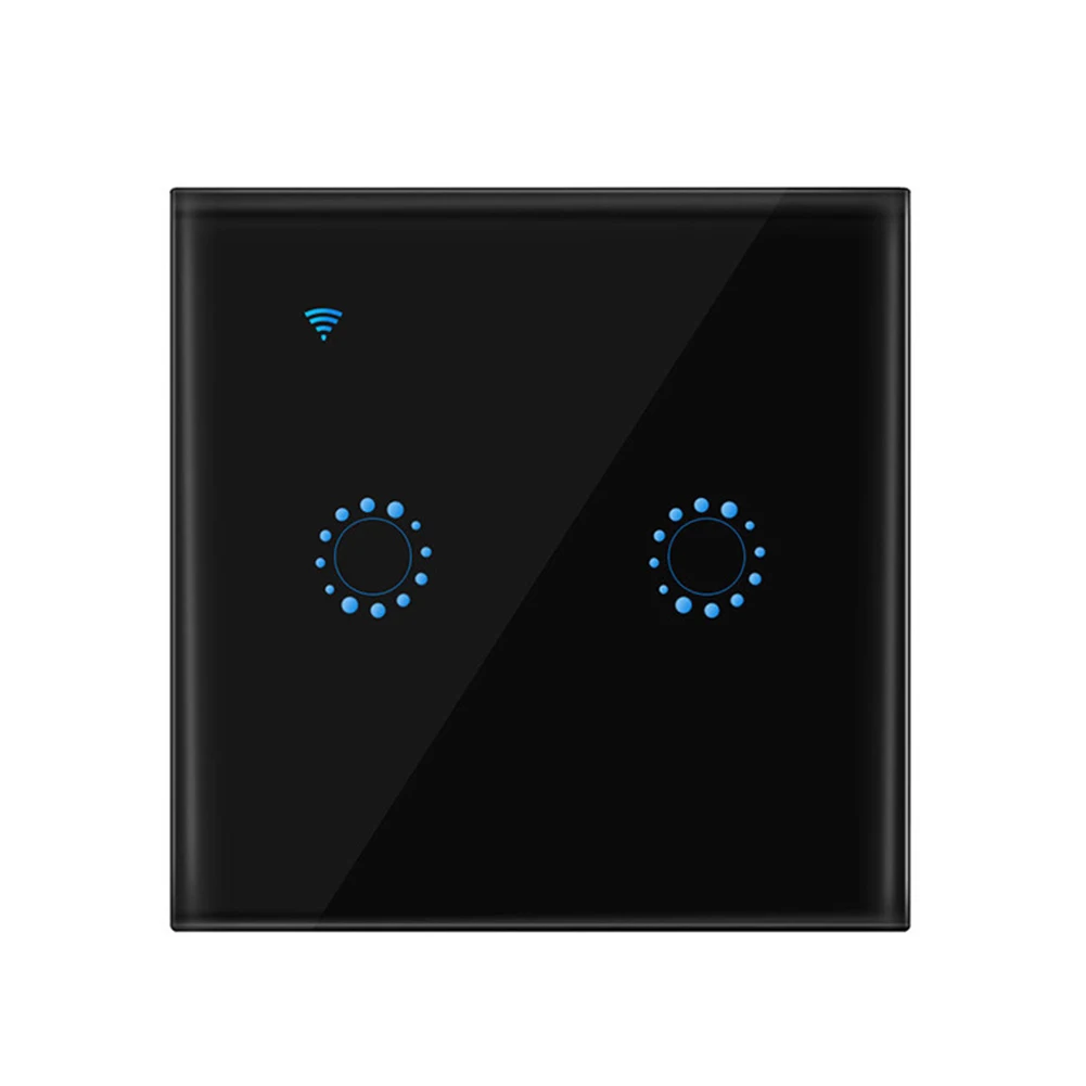 2 gang Wi Fi Smart настенный светильник дистанционный переключатель для Alexa умный дом