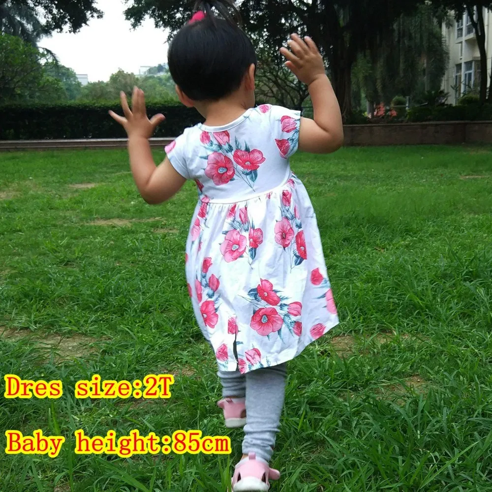 Robe Fille Vestidos Baby Girl Floral Children Dress Elegant Kids Summer Clothes Wedding Girls Dresses 2018 Beach | Детская одежда и