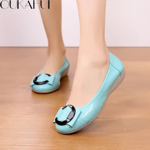 Новинка 2020 года; Сезон весна-лето; Балетки на плоской подошве; Женская обувь из натуральной кожи с круглым носком; Размера плюс Кожаные слипоны; 43