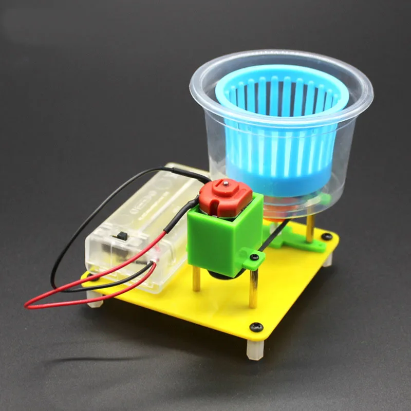 DIY Spin-drier игрушки ручной работы физический Гизмо строительные блоки наборы солнечной энергии собранные игрушки обучающий инструмент