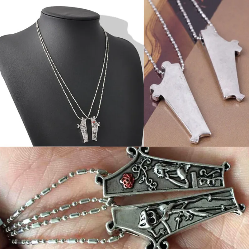 1 пара ожерелье из сплава с подвеской в виде вечной любви и ночи|christmas jewelry|couple