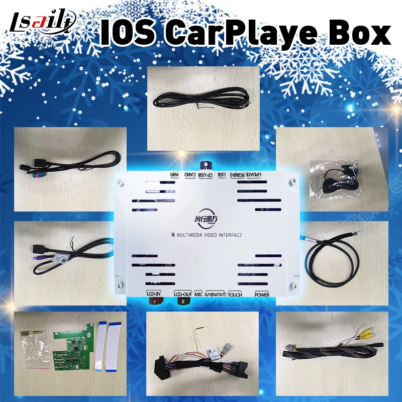 Plug & Play IOS Auto Box для Benz C/E/A/B/ML/GLK с ntg4.5 поддержкой беспроводной carplay|box for|box boxplug box |