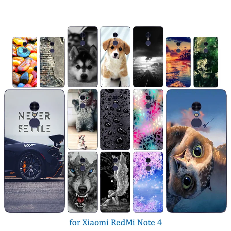 Ultrathin Phone Fitted Casing Shell For RedMi Note 4X Pro(4G/64G) Cover Luxury Soft TPU Silicone Cases Xiaomi 4 |