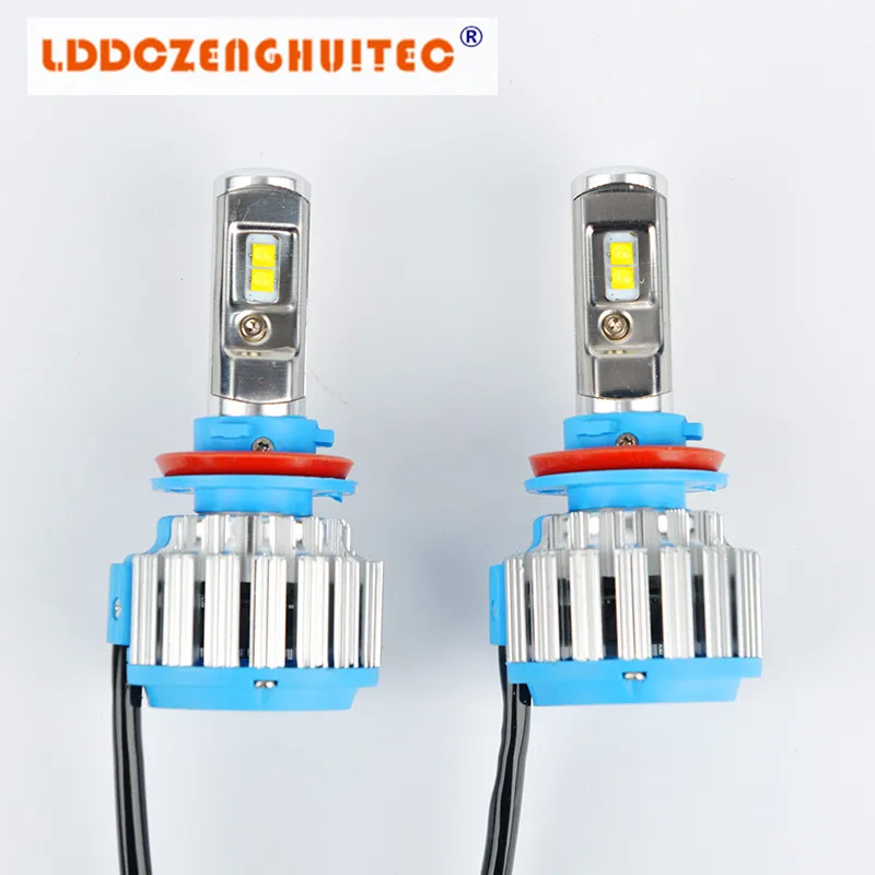 LDDCZENGHUITEC Автомобильные фары H4 H7 светодиодный H8/H11 HB3/9005 HB4/9006 H1 H13 авто спереди лампы