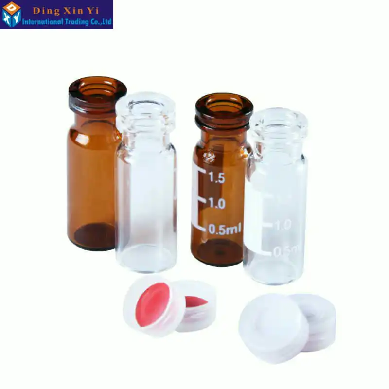 100 шт./лот 4 мл коричневый винт хроматографическая бутылка ВЭЖХ autosampler headspace