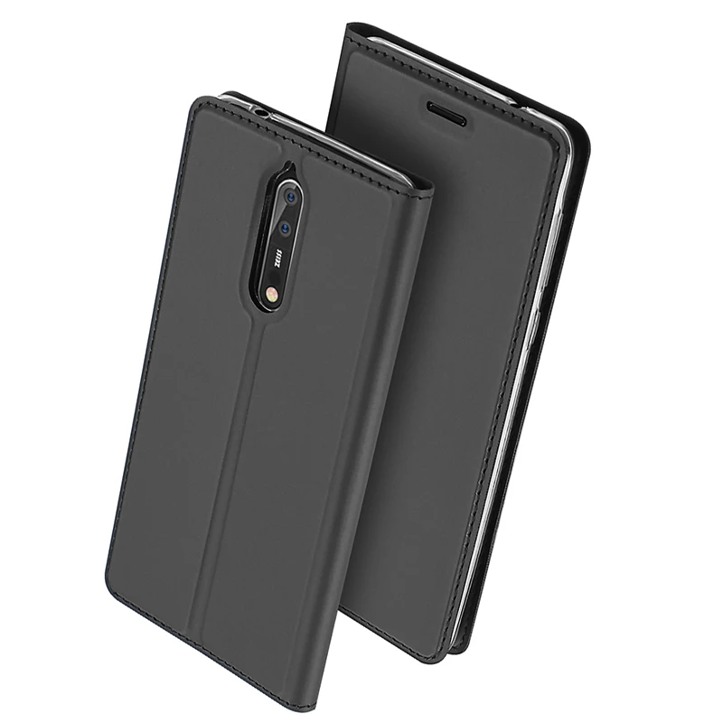 DUX DUCIS Роскошный PU кожаный флип чехол для Nokia 8 Стенд Капа кошелек, Обложка для Nokia 8 Nokia8 5," телефонные чехлы Новые