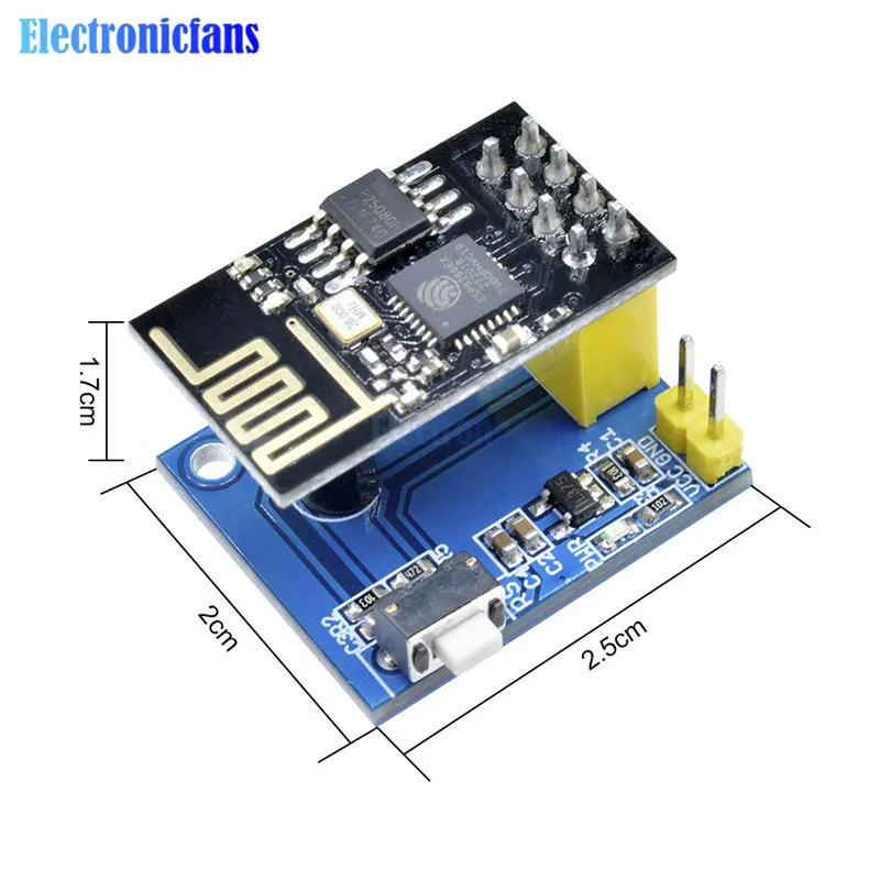 ESP8266 ESP01 DS18B20 модуль датчика температуры и влажности Esp8266 Wi Fi беспроводная плата