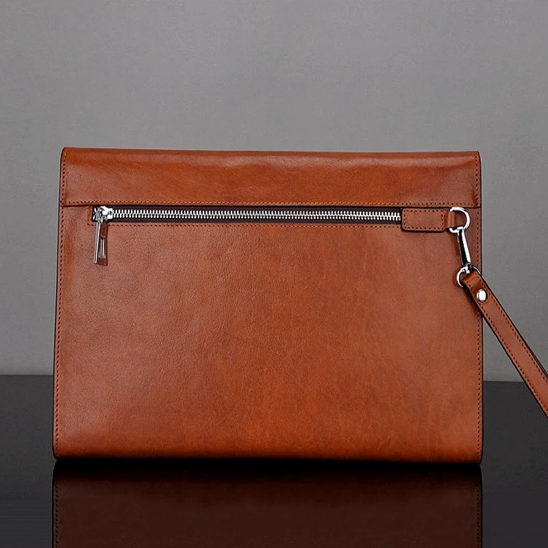 Мужская сумка мессенджер из натуральной кожи сумки для документов портфель