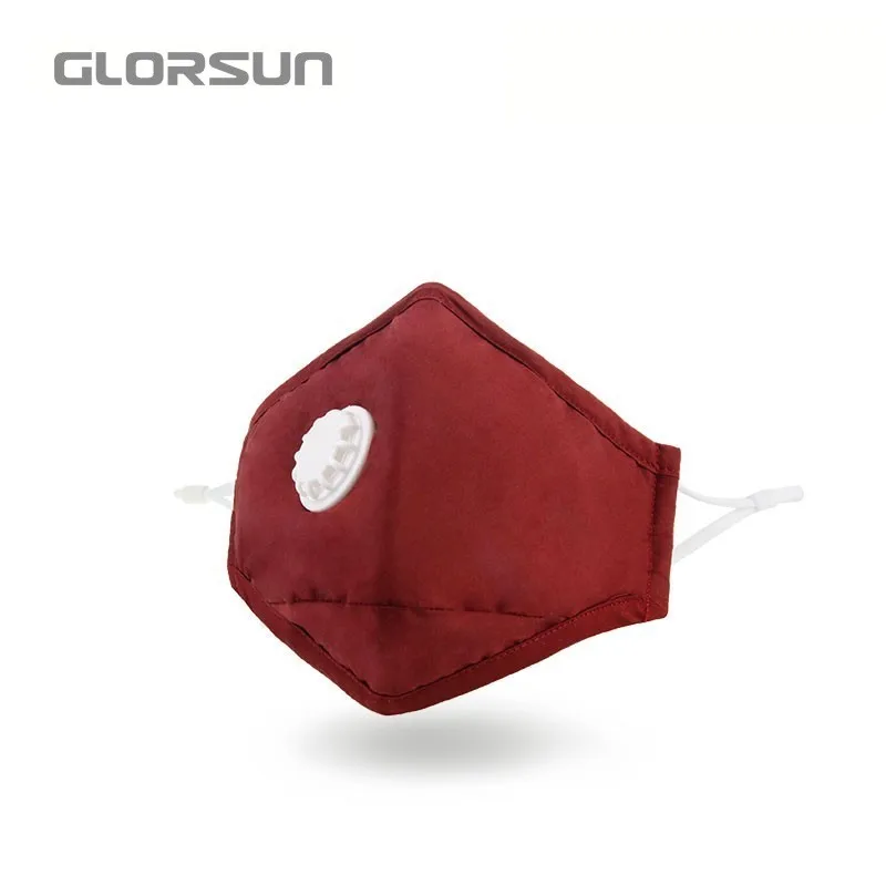 GLORSUN PM2.5 4 цвета рот маска против пыли фильтр с активированным углем ветрозащитный рот муфельной бактерии доказательство маски для лица для защиты от гриппа