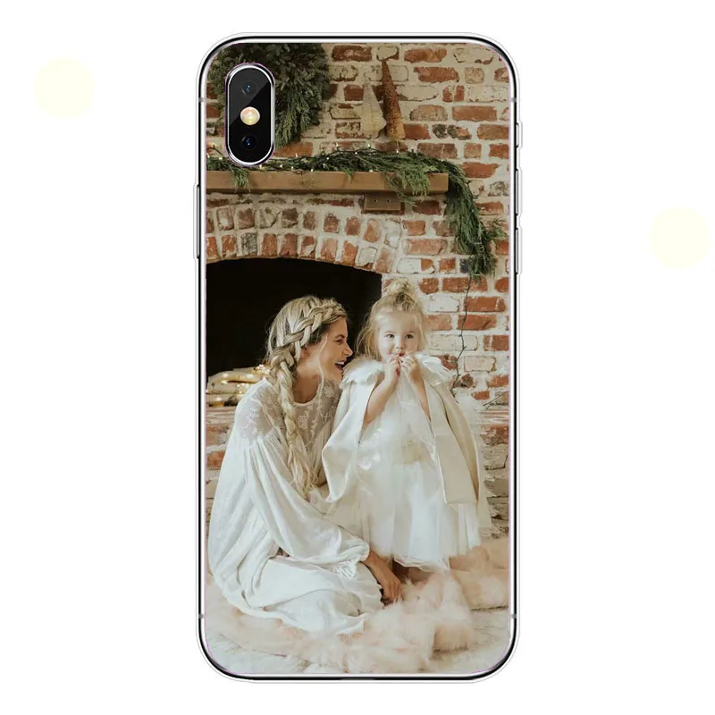 Модный черный коричневый Чехол для мамы девочки королевы 01 IPhone X XS Max XR 8 7 6 6s Plus 5 5S SE