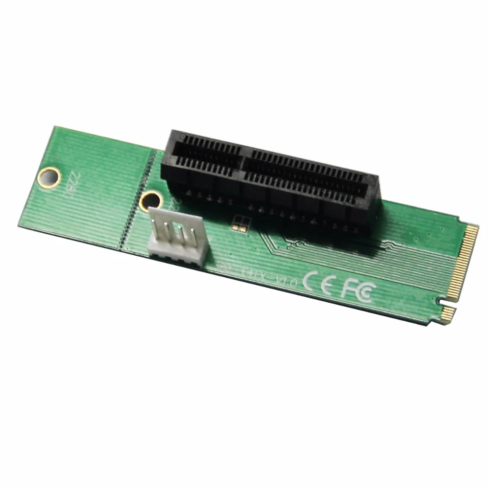 3 шт./лот Бесплатная доставка NGFF M2 для PCI E 4X слот адаптер карта M ключ M.2 порт SSD в