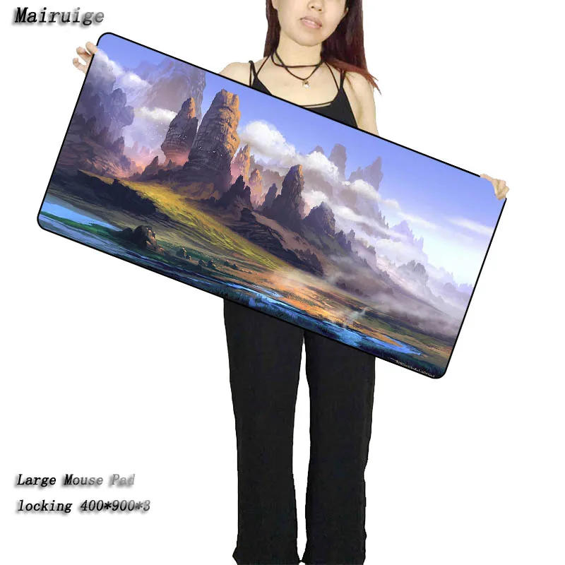 Игровой коврик для мыши Mairuige Fantasy Mountain Lock Edge игровой компьютерной League Of Legends Dota CSGO