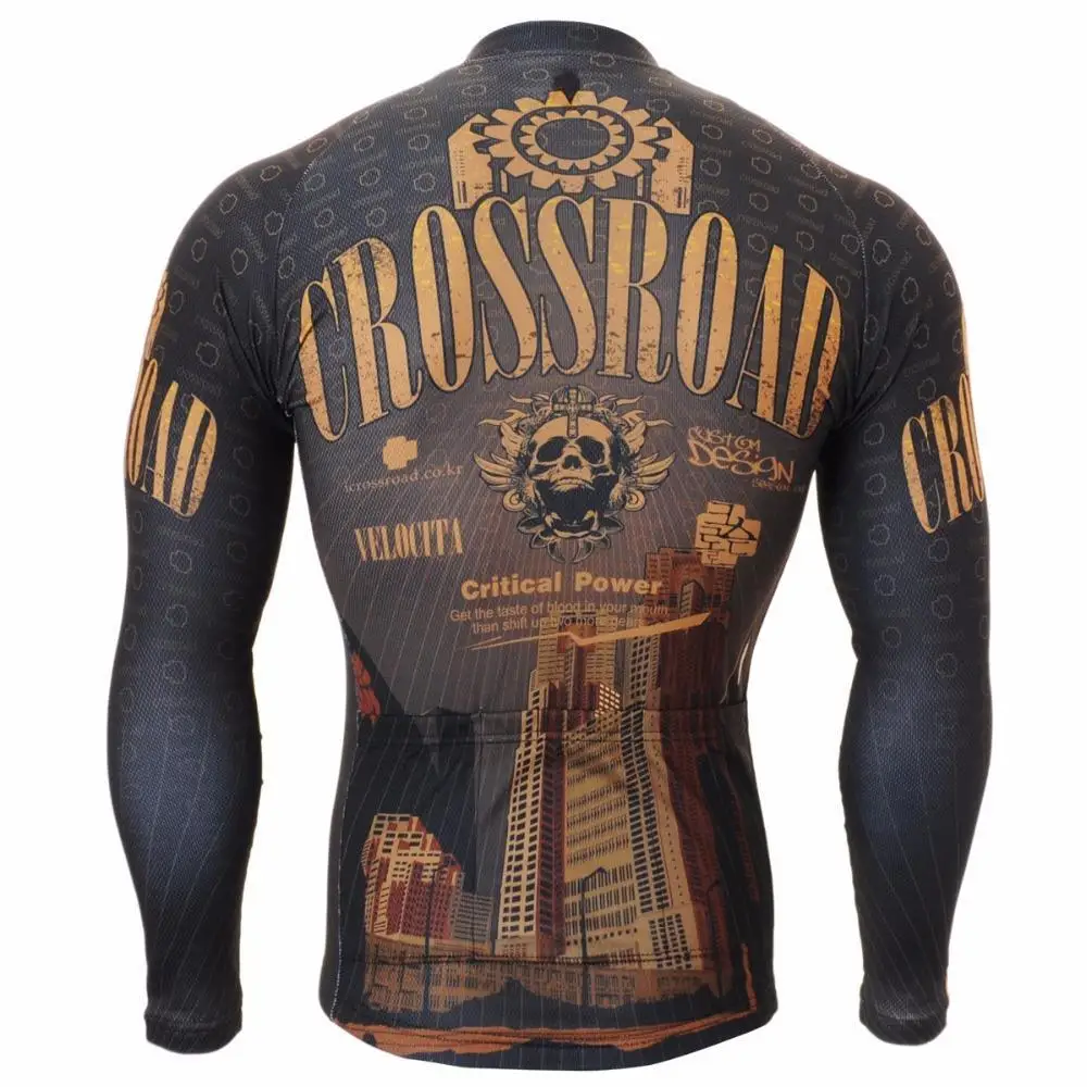 Мужская велосипедная Джерси с длинным рукавом и черепом 2701|ropa de ciclismo|sleeve cycling