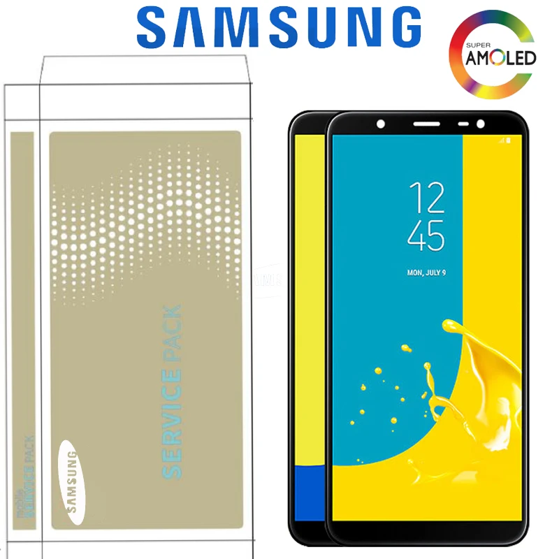 Оригинальный 6 0-дюймовый Super AMOLED ЖК-дисплей для SAMSUNG Galaxy J8 2018 J810 сменный сенсорный