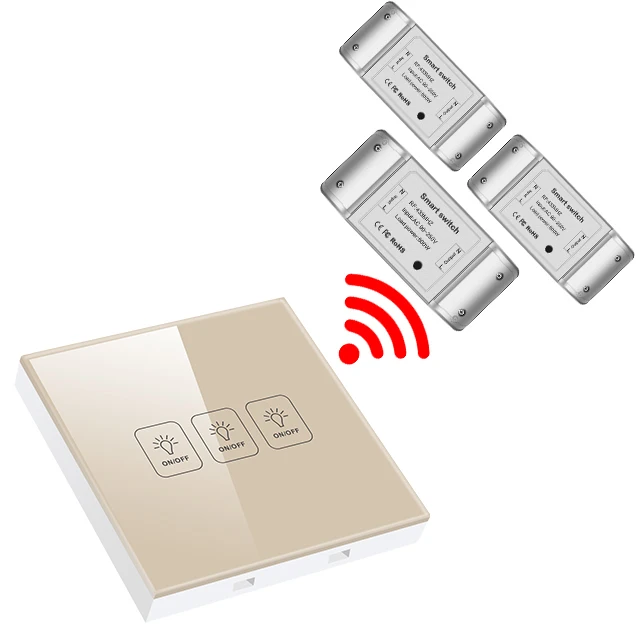 Беспроводной Touch Smart наклейка для выключателя света общий дом модификации Diy