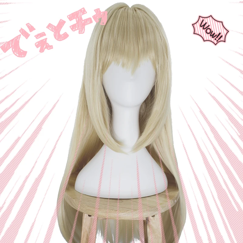 Женский парик для косплея из аниме Токио Фиолетовый волос в виде золотых булочек