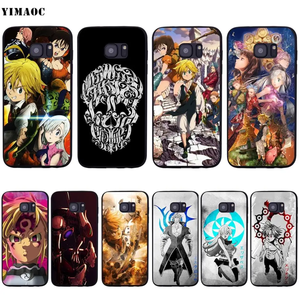 Мягкий силиконовый чехол YIMAOC Nanatsu no Taizai Seven Deadly Sin для Samsung Galaxy S6 S7 Edge S8 S9 Plus A3 A5 A6 Note 8