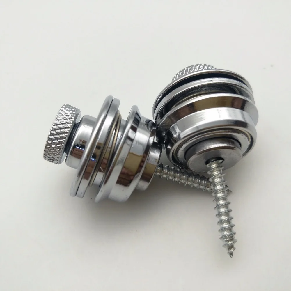 

high quality Guitar Strap Lock Chrome 2 piece