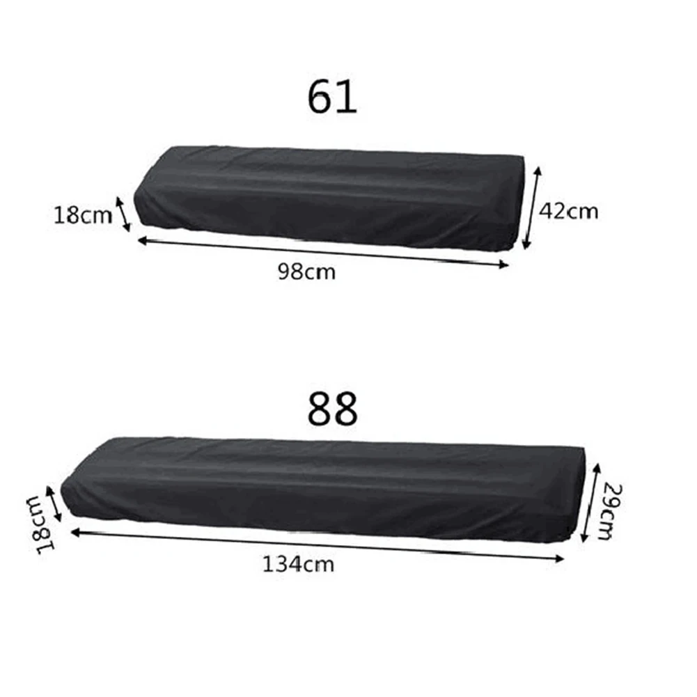 Dust Proof Solid Tool Easy Use Home Musical Keyboard Instrument Full Electronic Piano Cover Protector On Stage 61/88 Keys Dirt