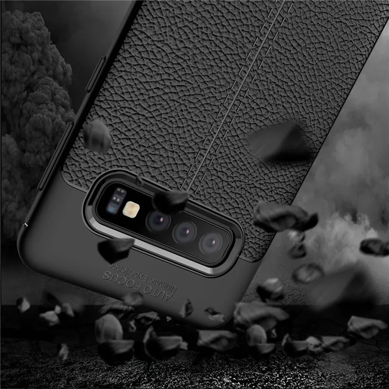 For Samsung Galaxy S10 Case Silicone PU Leather Anti-knock Phone Cover Funda BSNOVT | Мобильные телефоны и аксессуары