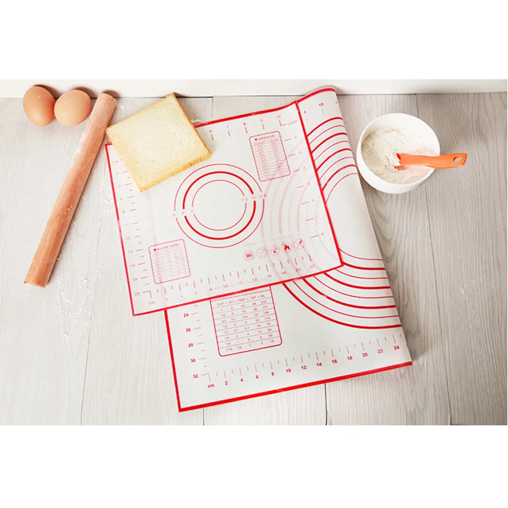 Silicone Baking Mat Kneading Dough Thickening Large Rolling Pastry Bakeware Table Pads Cooking Tools#20 | Дом и сад