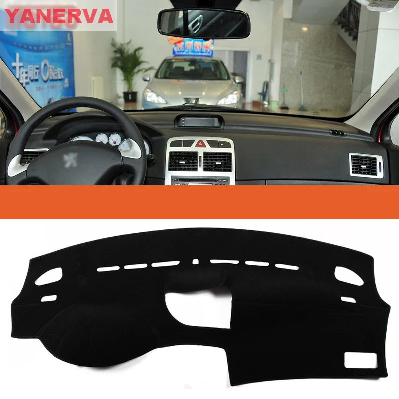 

Interior Car Dashboard Cover Light Avoid Pad Photophobism Mat Sticker For Peugeot 307
