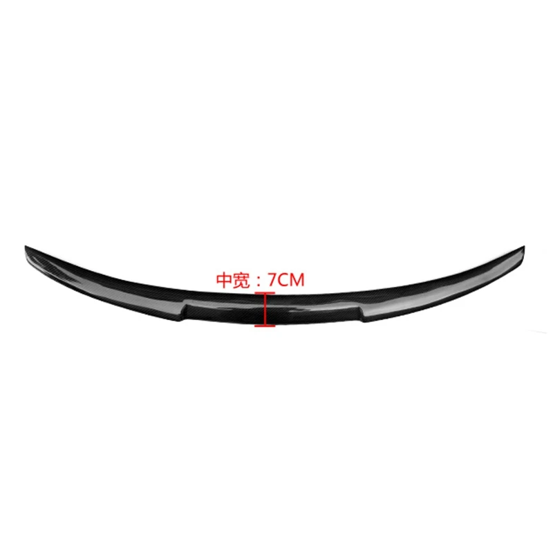 

MONTFORD Car Styling For Audi A4 B9 Sedan 4Doors 2013 2014 2015 High Quality Carbon Fiber Rear Boot Trunk Wing Lip Roof Spoiler