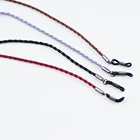 4 цвета, 1 шт., регулируемый держатель для очков, цветной кожаный шнурок для очков, кожаный ремешок для очков, ремешок на шею, веревка, около 70 см