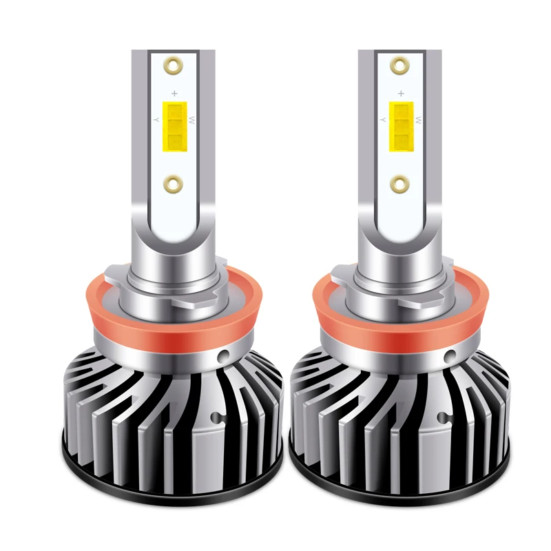 Linterna фонарик del coche de H7 светодиодный H4 H1 H11 H3 H13 H27 880 9006 9007 72 W 8000LM 6500 K 12 V 24 Авто Faro COB