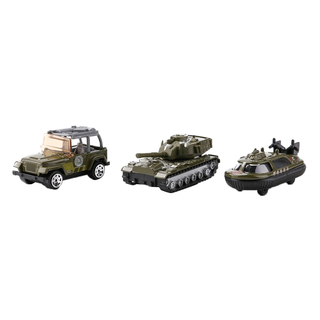 3 шт. Jeep автомобиль полиция подводная лодка военная модель игрушечный солдат