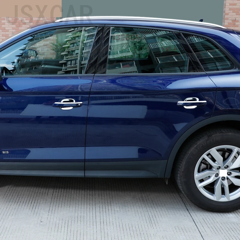 Наклейка на дверную ручку в форме автомобиля аксессуары для Audi Q5 2018 2019 |