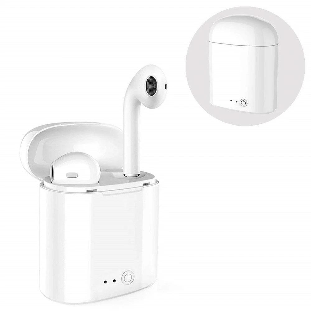 I7 TWS миниатюрные беспроводные наушники Bluetooth стерео вкладыши гарнитура с