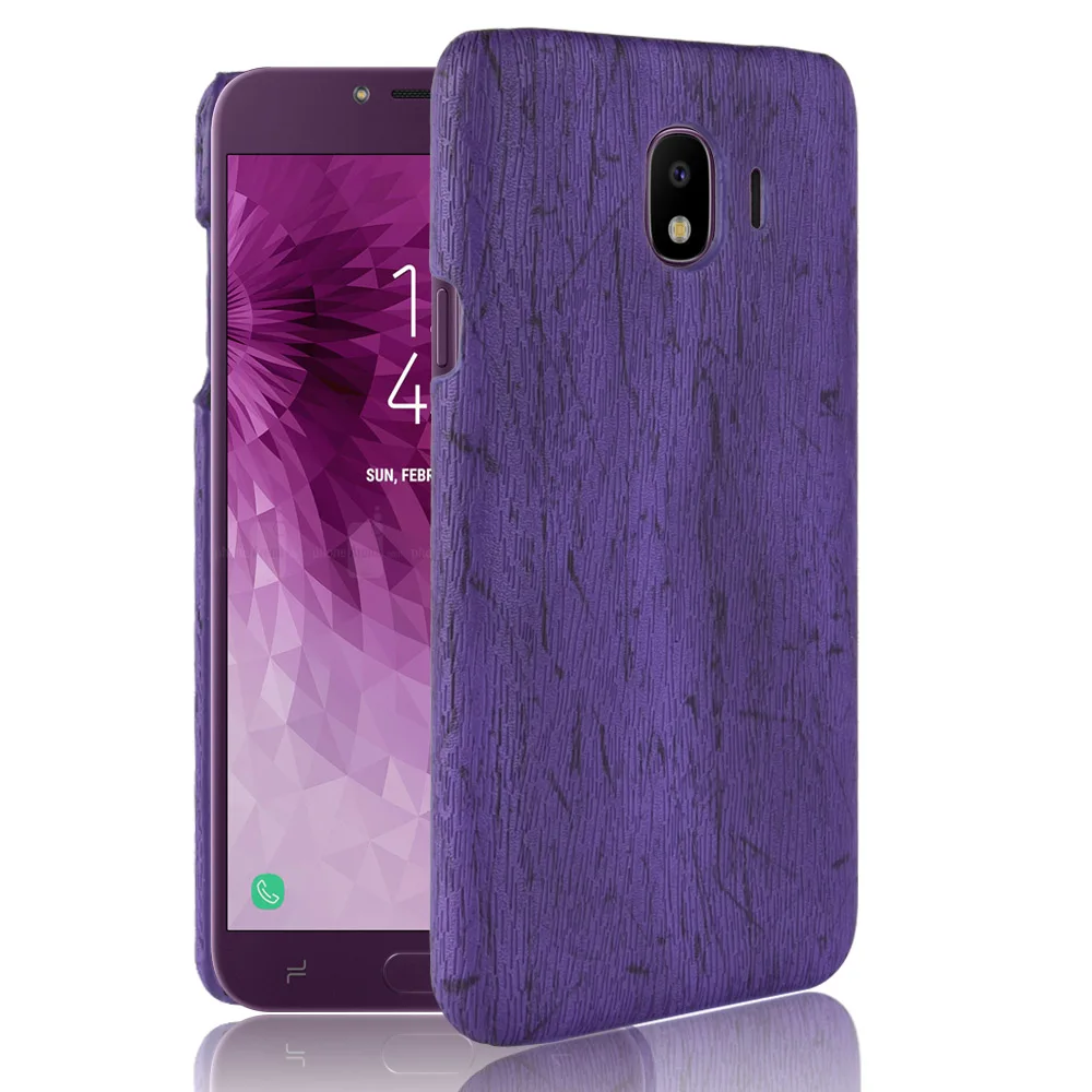 Luxury Leather Case For Samsung Galaxy J4 A5 A6 A8 2018 Cover Woodern Pattern Hard Back J3 J5 J7 2017 J2 Prime 2016 |