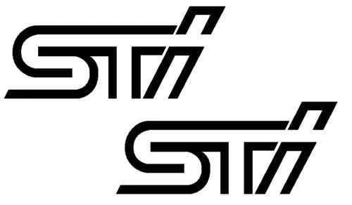Для 2 шт набор SUBARU STI Наклейка wrx гоночный автомобиль ралли Стайлинг