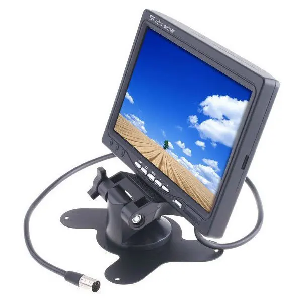 7&quot inch TFT LCD Color Car Rear view Monitor For DVD VCR Camera + Remote Control | Автомобили и мотоциклы