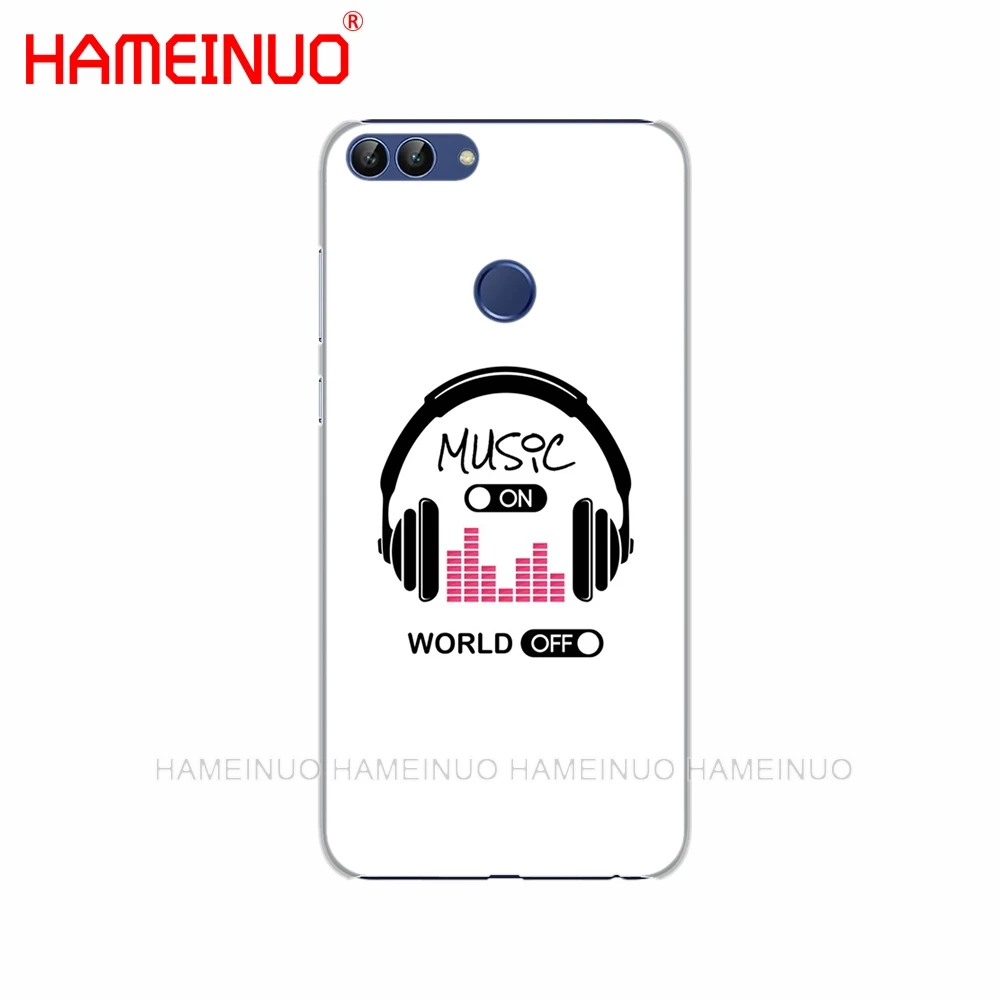 Чехол для телефона HAMEINUO music on world off с принтом Huawei NOVA 2 2S 3e PLUS LITE p smart 2018 enjoy 7s mate 7 8 9 10