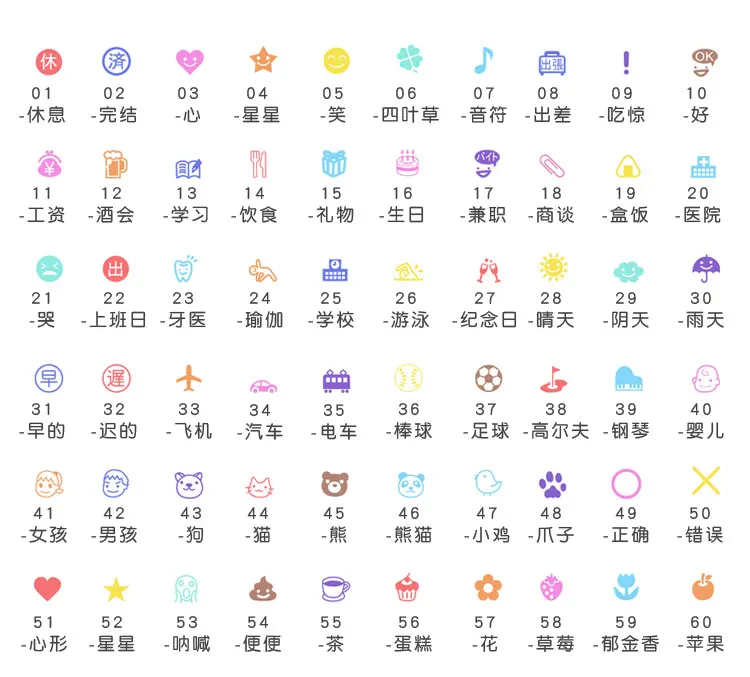 Hand account DIY small icon stamps pattern version hand account personality decorative icon postmark photosensitive stamps