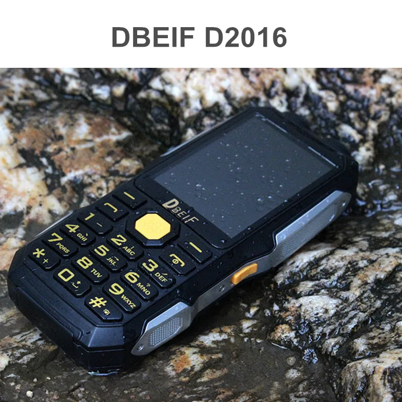 DBEIF D2016 две sim карты фонарик для мобильного телефона большой голос большая батарея