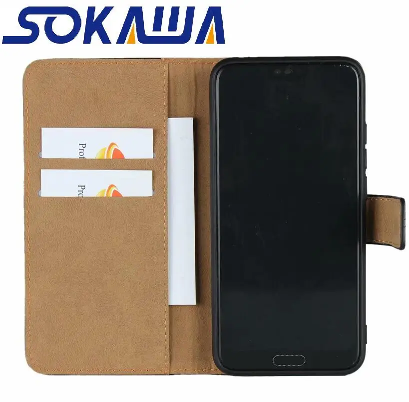 Для Huawei Honor 10 Lite & 9/P Smart 2019 чехол из натуральной кожи с подставкой для книг защитный