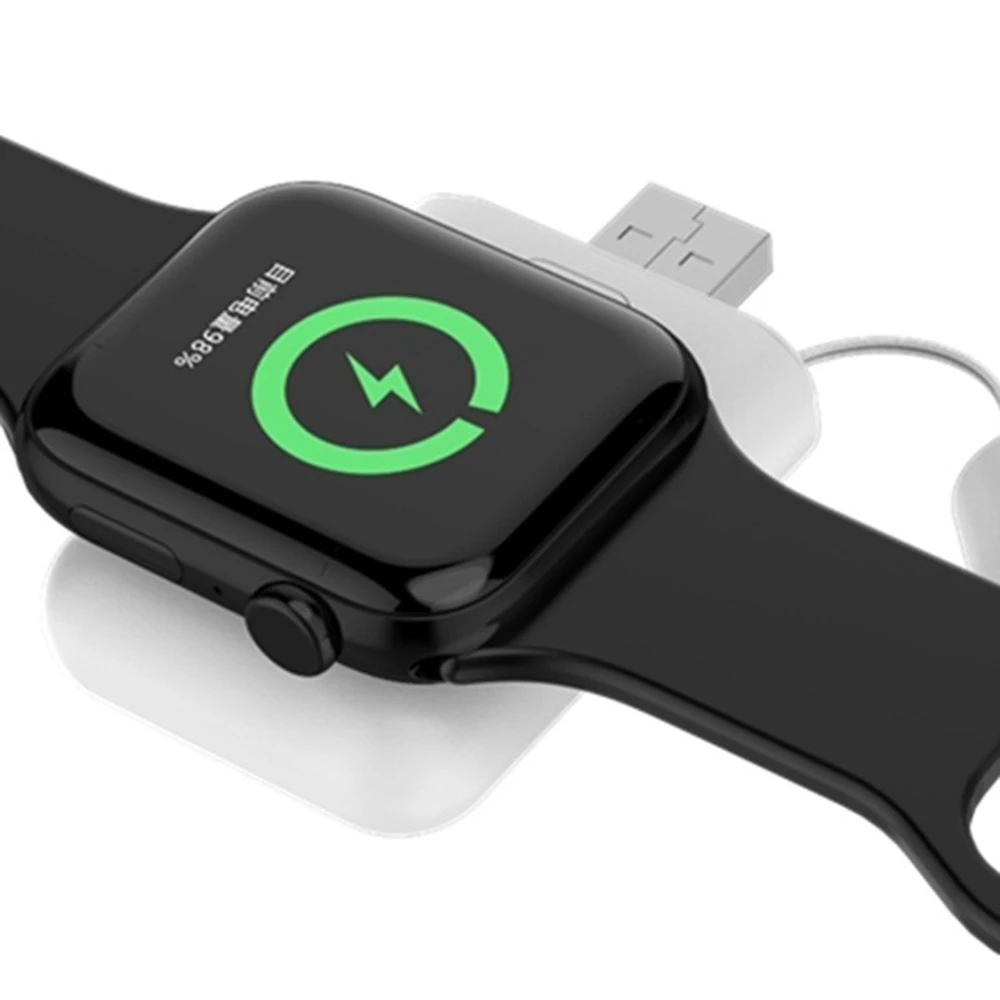 Беспроводное зарядное устройство power Bank для i Watch 4, 3, 2, 1, портативное мини-зарядное устройство, внешняя зарядная док-станция для Apple Watch 1, 2, 3, 4