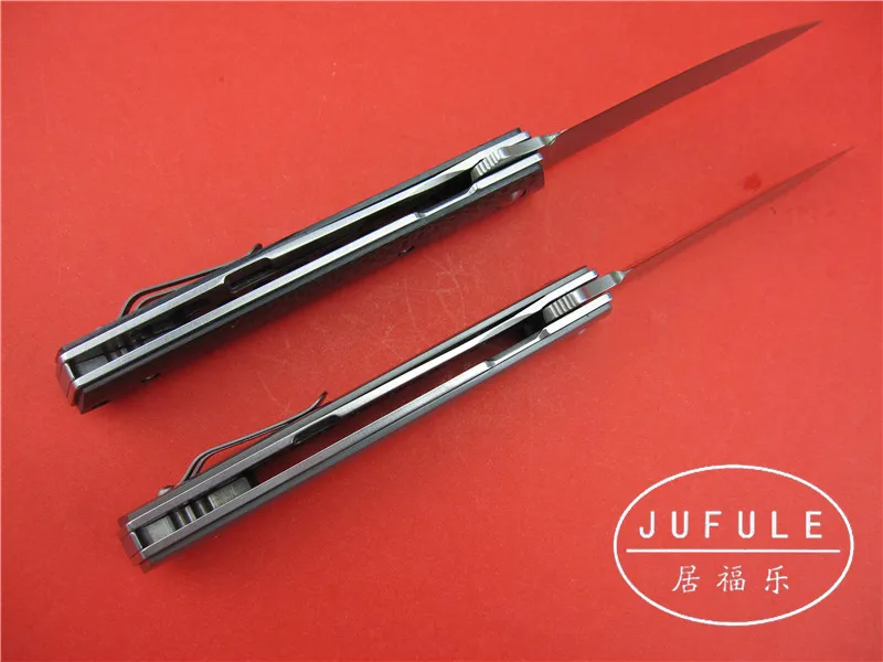 JUFULE YIDU Kwaiken шарикоподшипник Флиппер складной нож VG 10 лезвий титановое углеродное