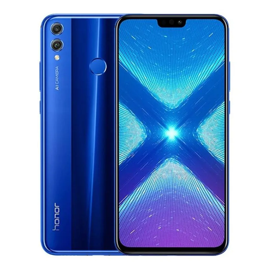Мобильный телефон HONOR 8X с глобальной прошивкой Android 8 1 4G LTE смартфон 4 Гб ОЗУ 64 ПЗУ 6 5