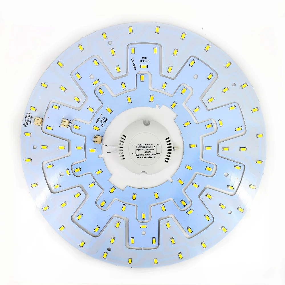 

Потолочный светильник, круглая Светодиодная панель с магнитным винтом и отверткой, 12 Вт, 18 Вт, 24 Вт, 5730 светодиодный
