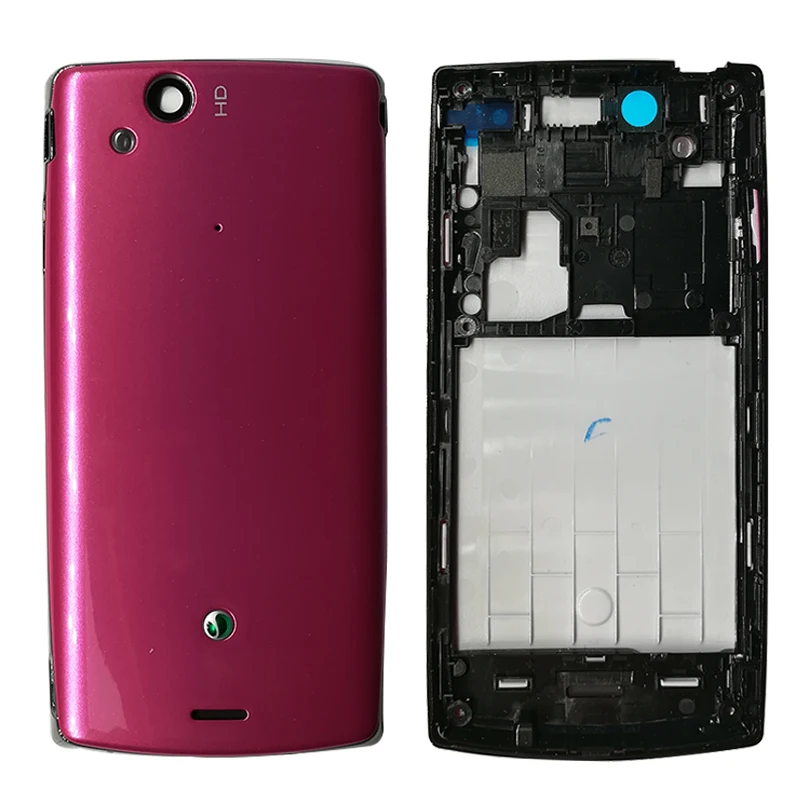 SzHAIyu для Sony Ericsson Xperia Arc S LT18 LT18i LT15i LT15 X12 корпус + крышка батареи рамка полный Боковая