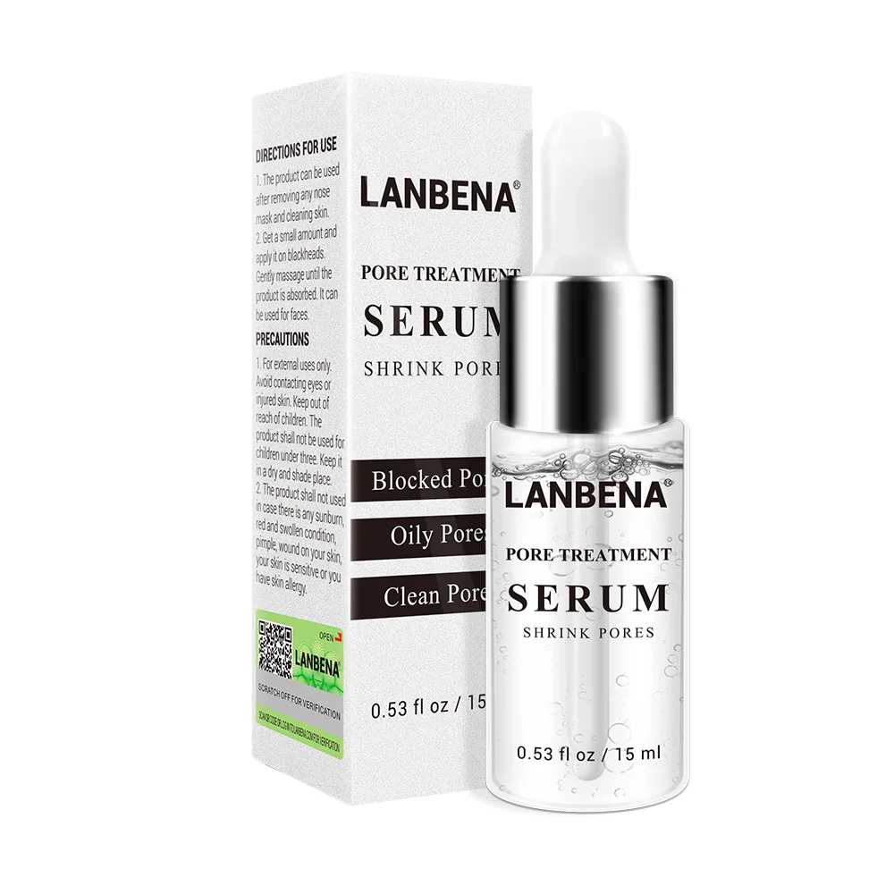 15ml LANBENA лечение пор сывороточная эссенция сужение пор снимает сухость контроль масла укрепляющий увлажняющий Восстанавливающий Гладкий уход за кожей - Вес нетто: 15ml