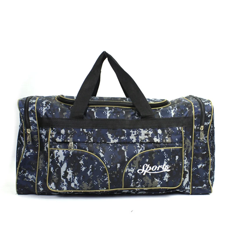 Blue Camo 80L уличные спортивные сумки для фитнеса для мужчин и женщин, дорожная сумка через плечо, тренировочные сумки, спортивные водонепроницаемые нейлоновые сумки XA45WA - Цвет: Blue Camo