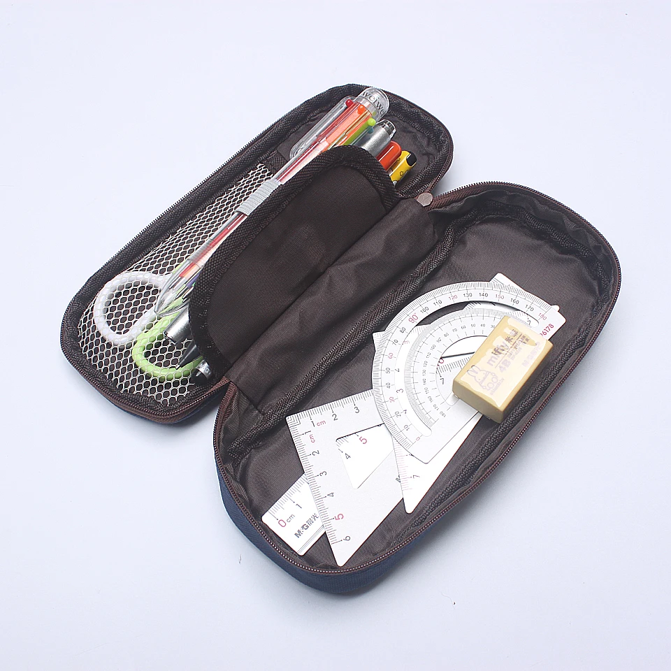 Чехол для карандашей из парусины вместительная сумка школьный пенал чехол офиса