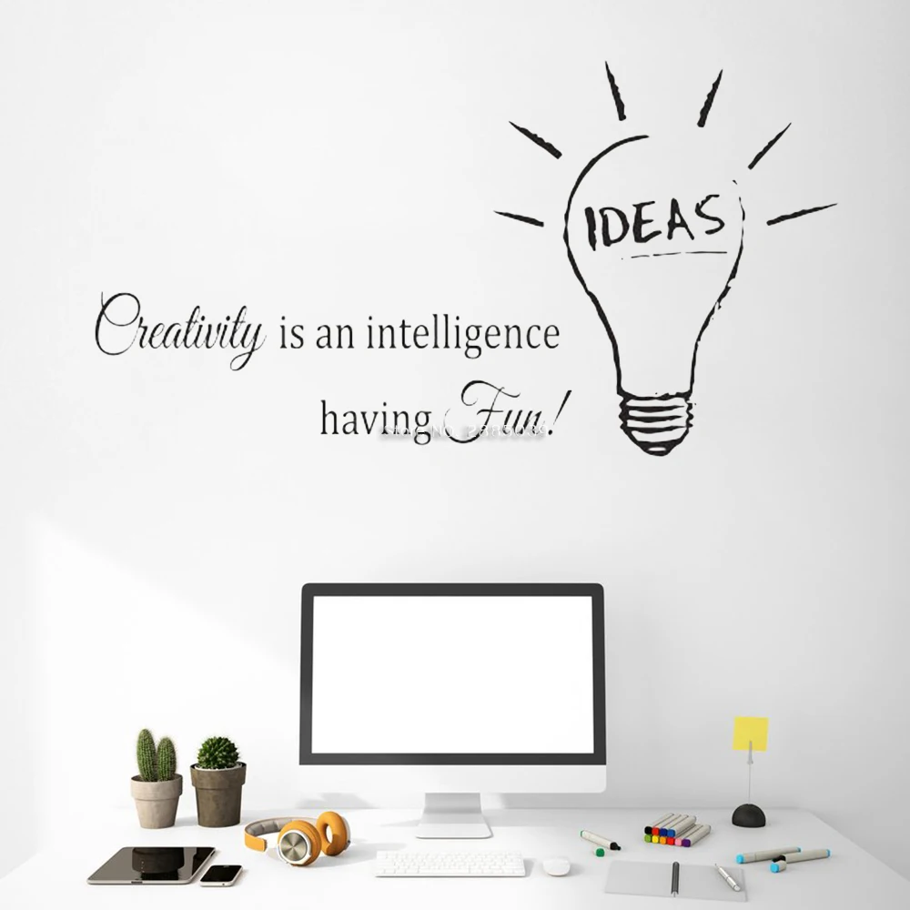 Веселое офисное художественное оформление Настенная Наклейка для офиса