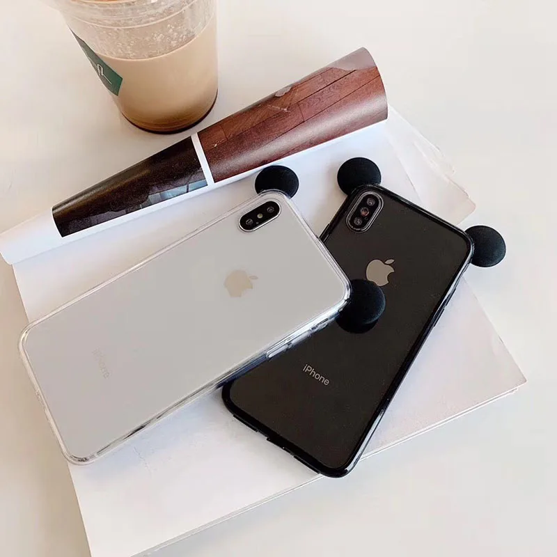 3D чехол с милыми пандами для телефона iPhone 6 6s 7 8 Plus X XR XS Max Прозрачная мягкая задняя
